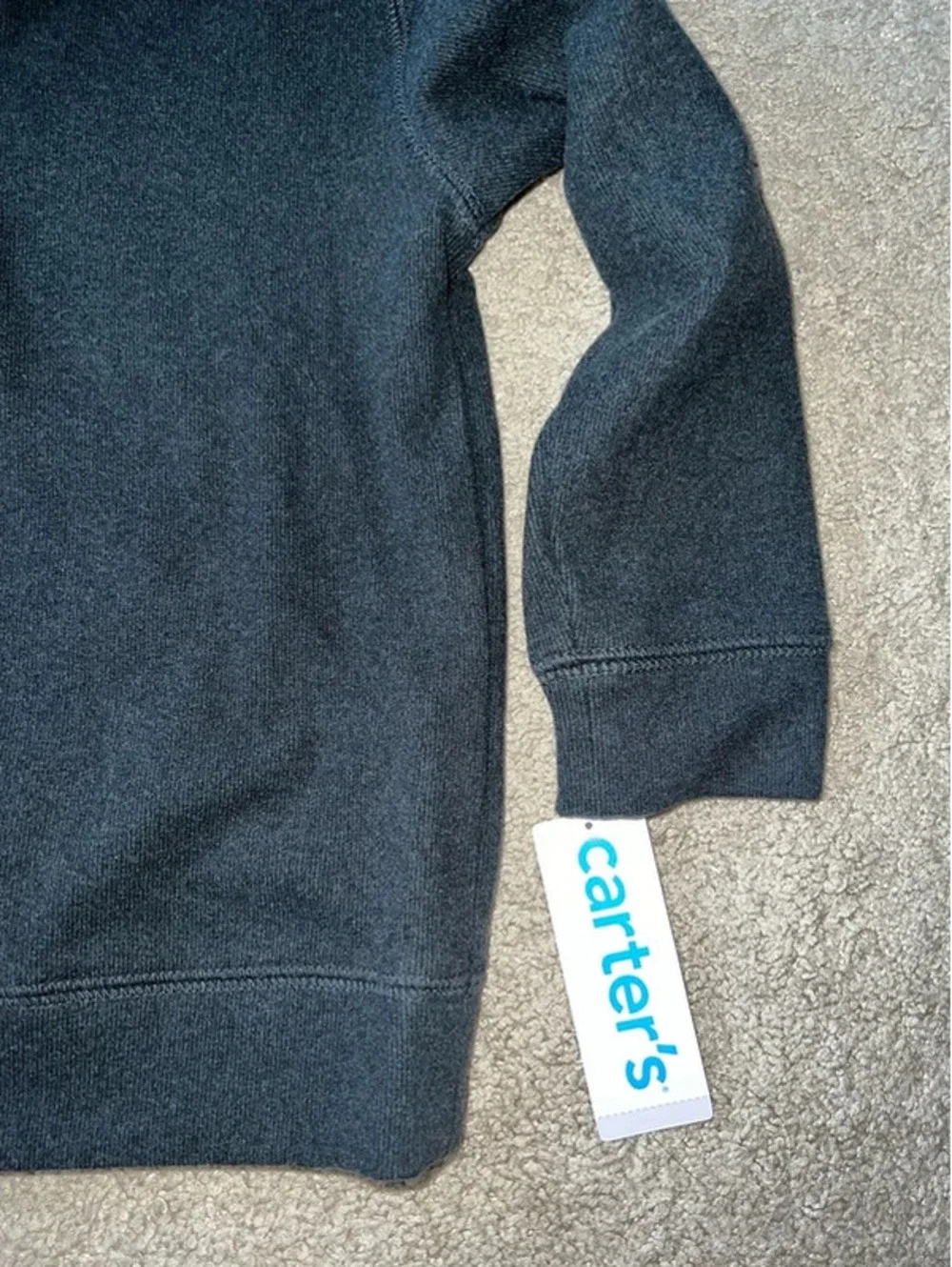 NWT Carter’s quarter zip fleece sweater 4T